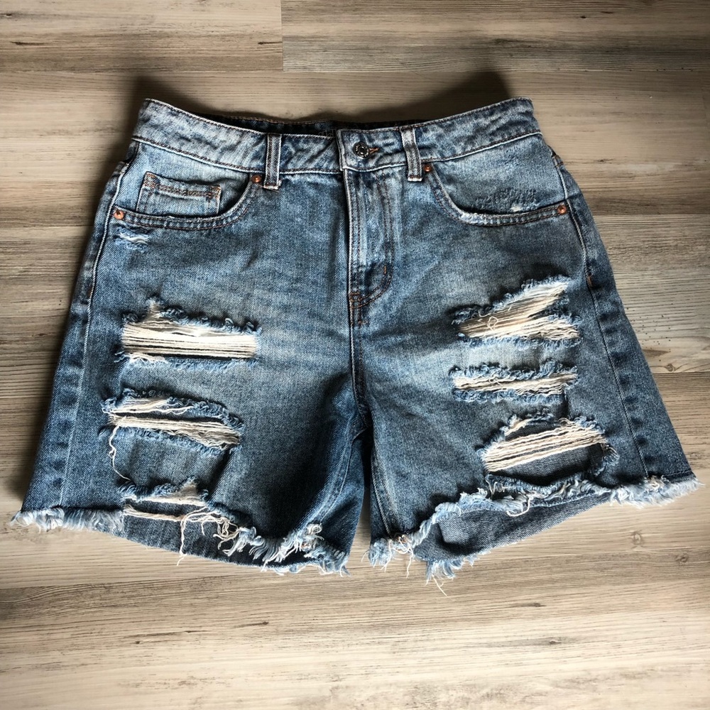 Wild Fable Distressed High Rise Jean Shorts